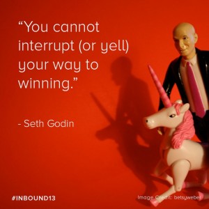 inbound marketing quote seth godin