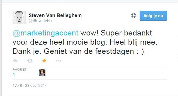 Reactie steven van Belleghem