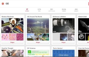 Pinterest in B2B case GE
